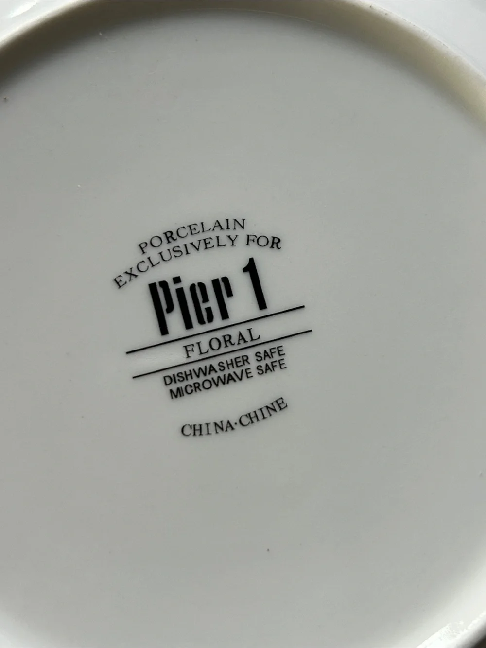 Pier 1 Flower dessert plates